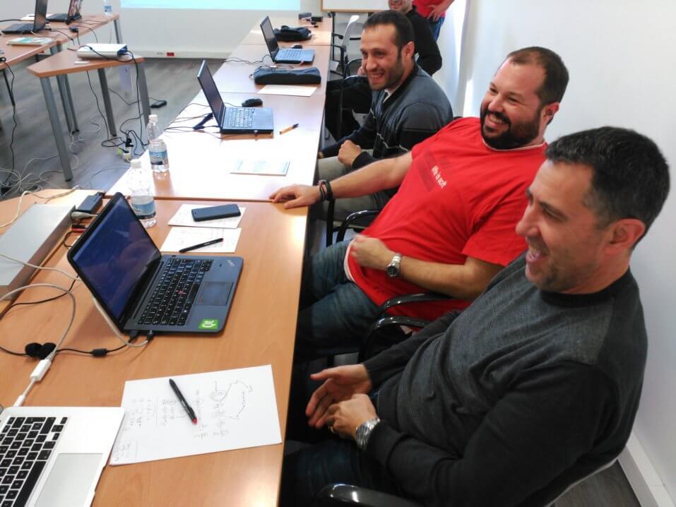 algunos miembros equipo Velneo